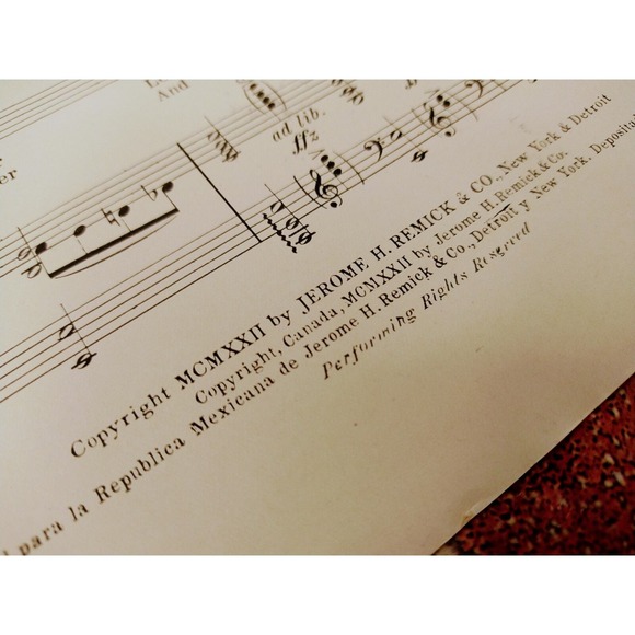 1922 Whisper to Me in the Starlight Vintage Sheet Music John Steel Ephemera - Picture 9 of 10